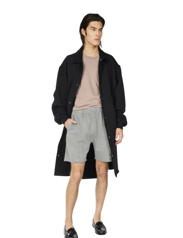 Best LES TIEN Heavyweight Fleece Oversized Parka Jet Black