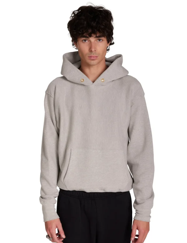 Outlet LES TIEN Heavyweight Hoodie Heather Grey
