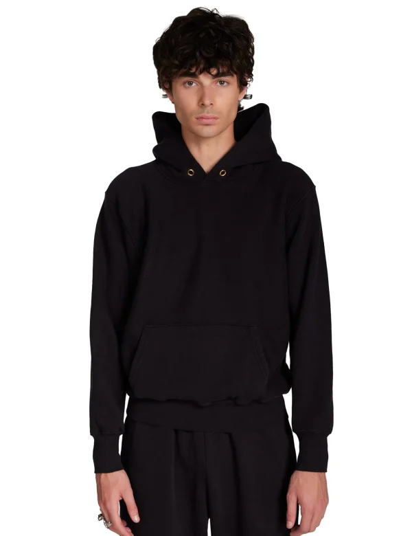 Clearance LES TIEN Heavyweight Hoodie Jet Black