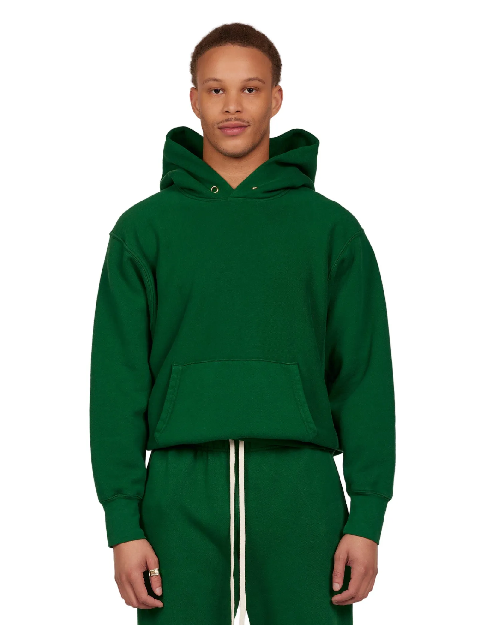 heavyweight_hoodie_0-6.webp Sale LES TIEN Heavyweight Hoodie Washed Verde