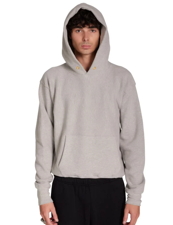 Outlet LES TIEN Heavyweight Hoodie Heather Grey