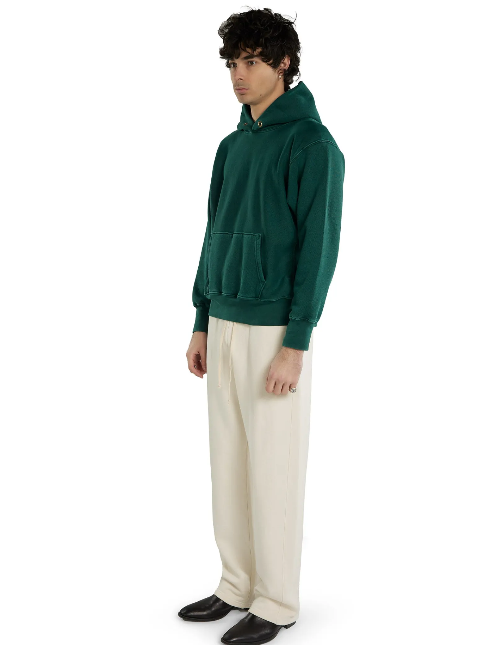 heavyweight_hoodie_2.webp Online LES TIEN Heavyweight Hoodie Washed Emerald