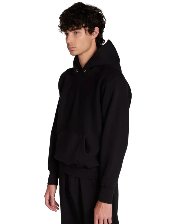 Clearance LES TIEN Heavyweight Hoodie Jet Black