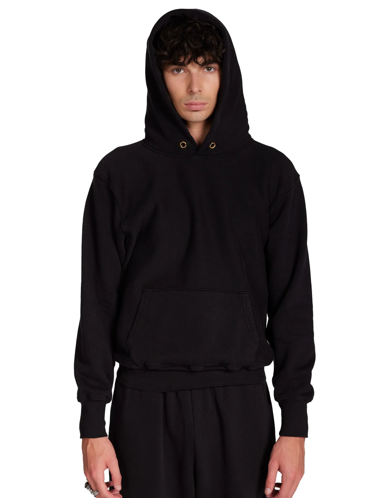 heavyweight_hoodie_4-10.webp Clearance LES TIEN Heavyweight Hoodie Jet Black