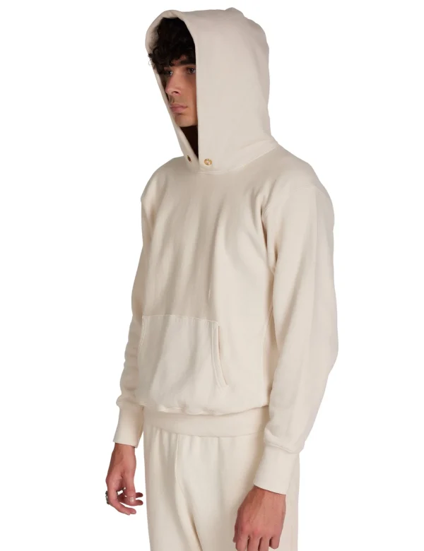 Sale LES TIEN Heavyweight Hoodie Ivory