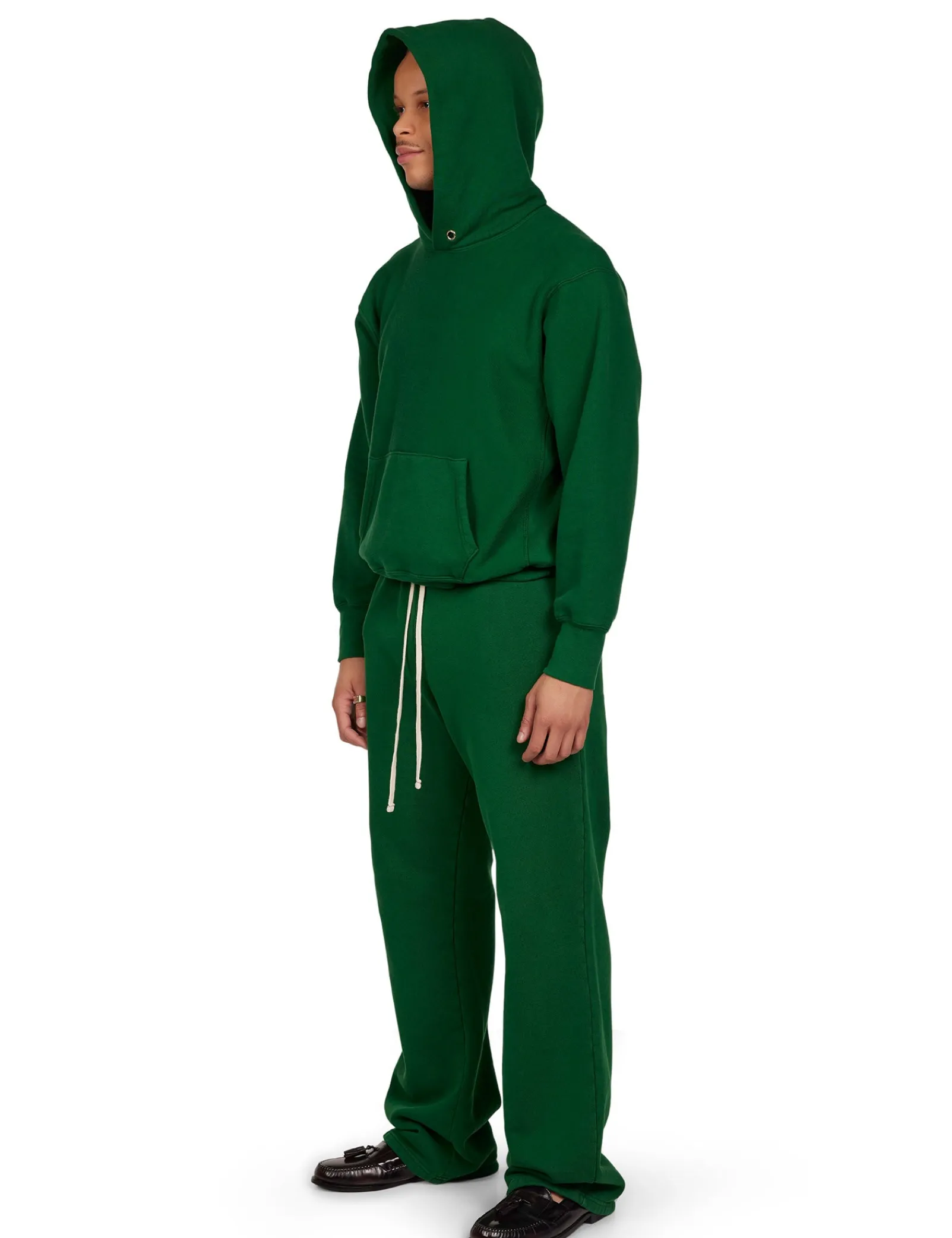 heavyweight_hoodie_5.webp Sale LES TIEN Heavyweight Hoodie Washed Verde