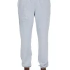 New LES TIEN Heavyweight Inside Out Classic Sweatpant Washed Dusty Blue