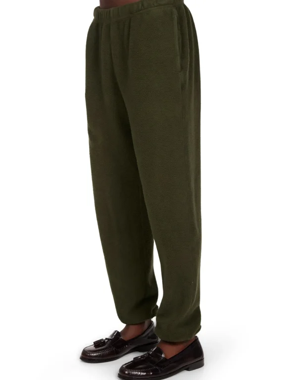 Clearance LES TIEN Heavyweight Inside Out Classic Sweatpant Forest