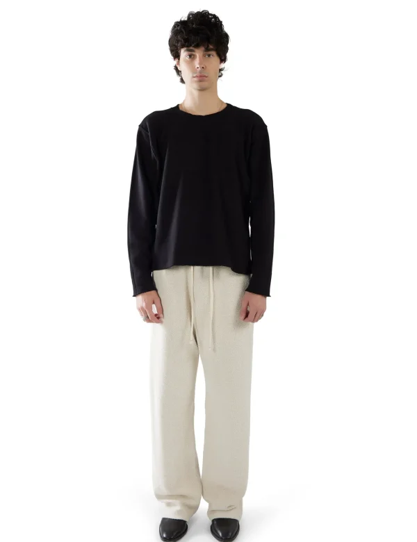 Clearance LES TIEN Heavyweight Inside Out Puddle Pant Heather Grey