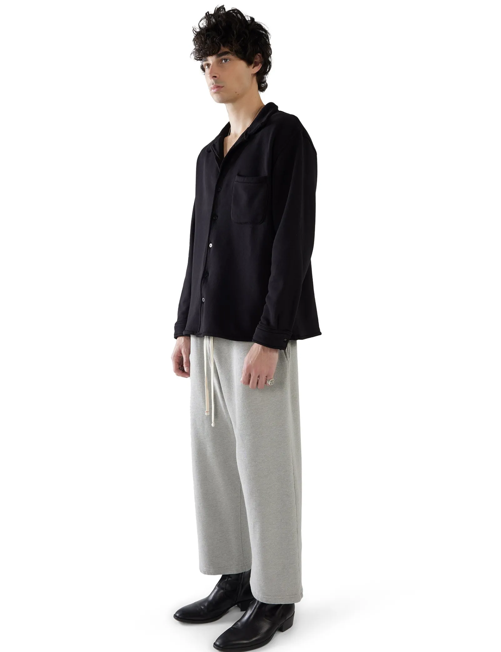 heavyweight_ls_cuban_shir_2.webp Discount LES TIEN Heavyweight L/S Cuban Shirt Jet Black