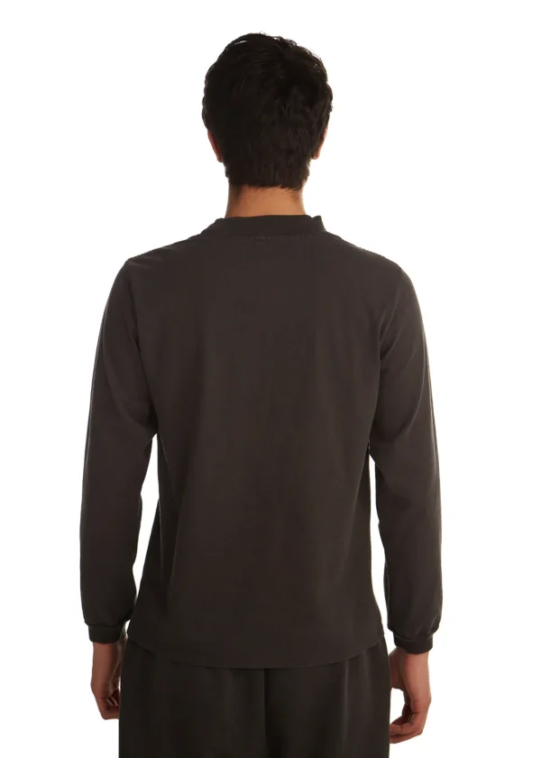 Online LES TIEN Heavyweight Mock Neck Long Sleeve Vintage Black
