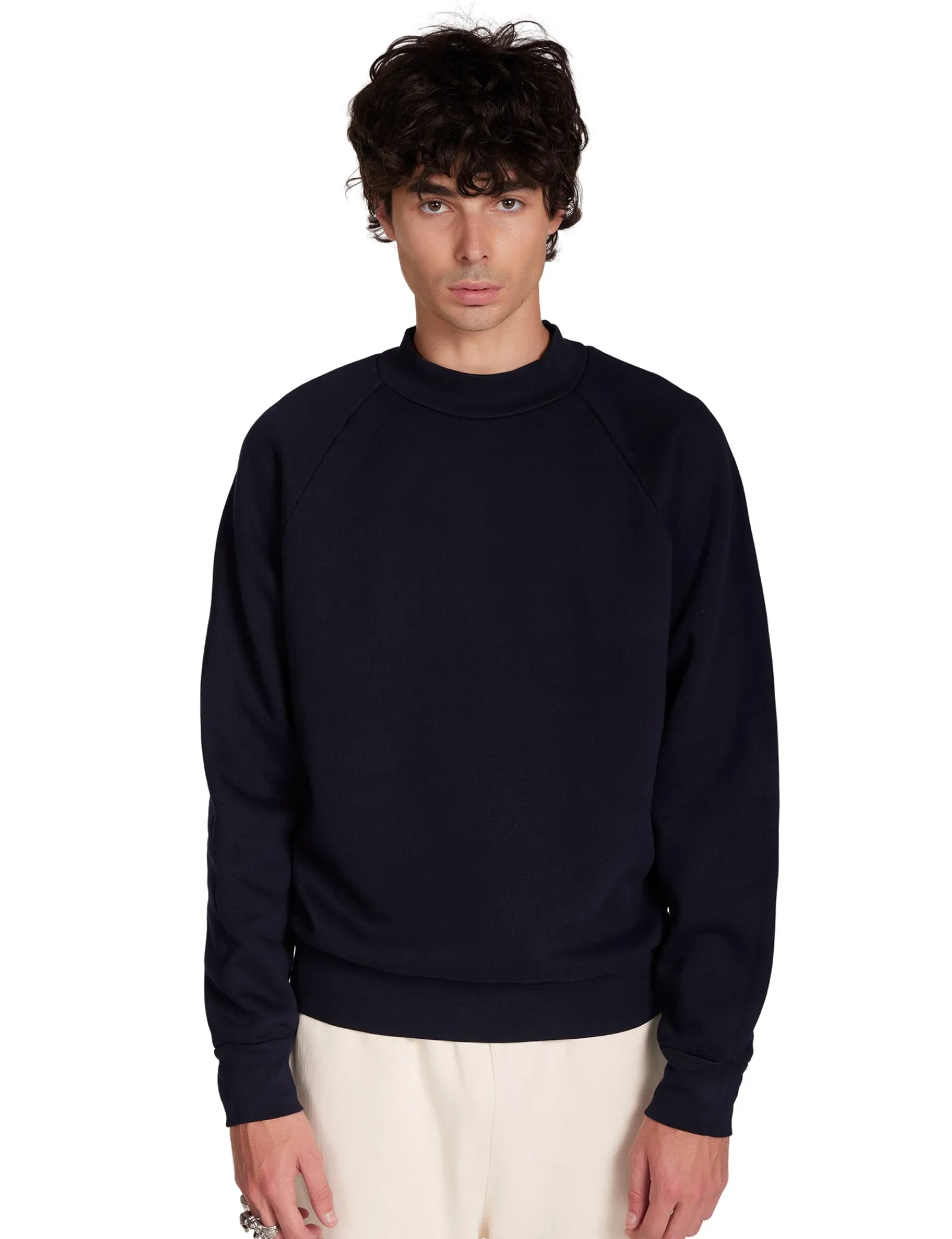 heavyweight_mock_neck_rag_0.webp New LES TIEN Heavyweight Mock Neck Raglan Navy