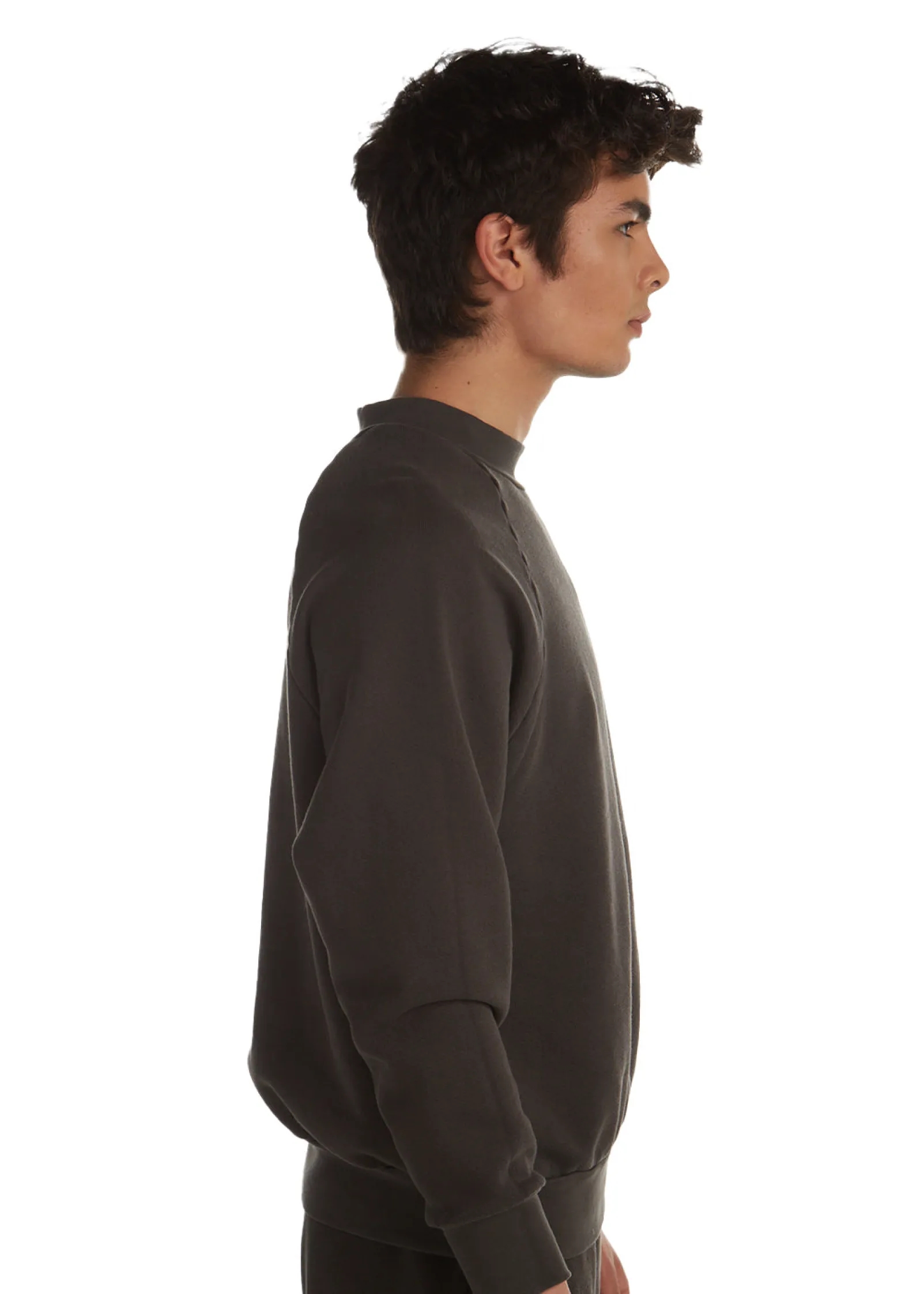 heavyweight_mock_neck_rag_1-2.webp Sale LES TIEN Heavyweight Mock Neck Raglan Vintage Black
