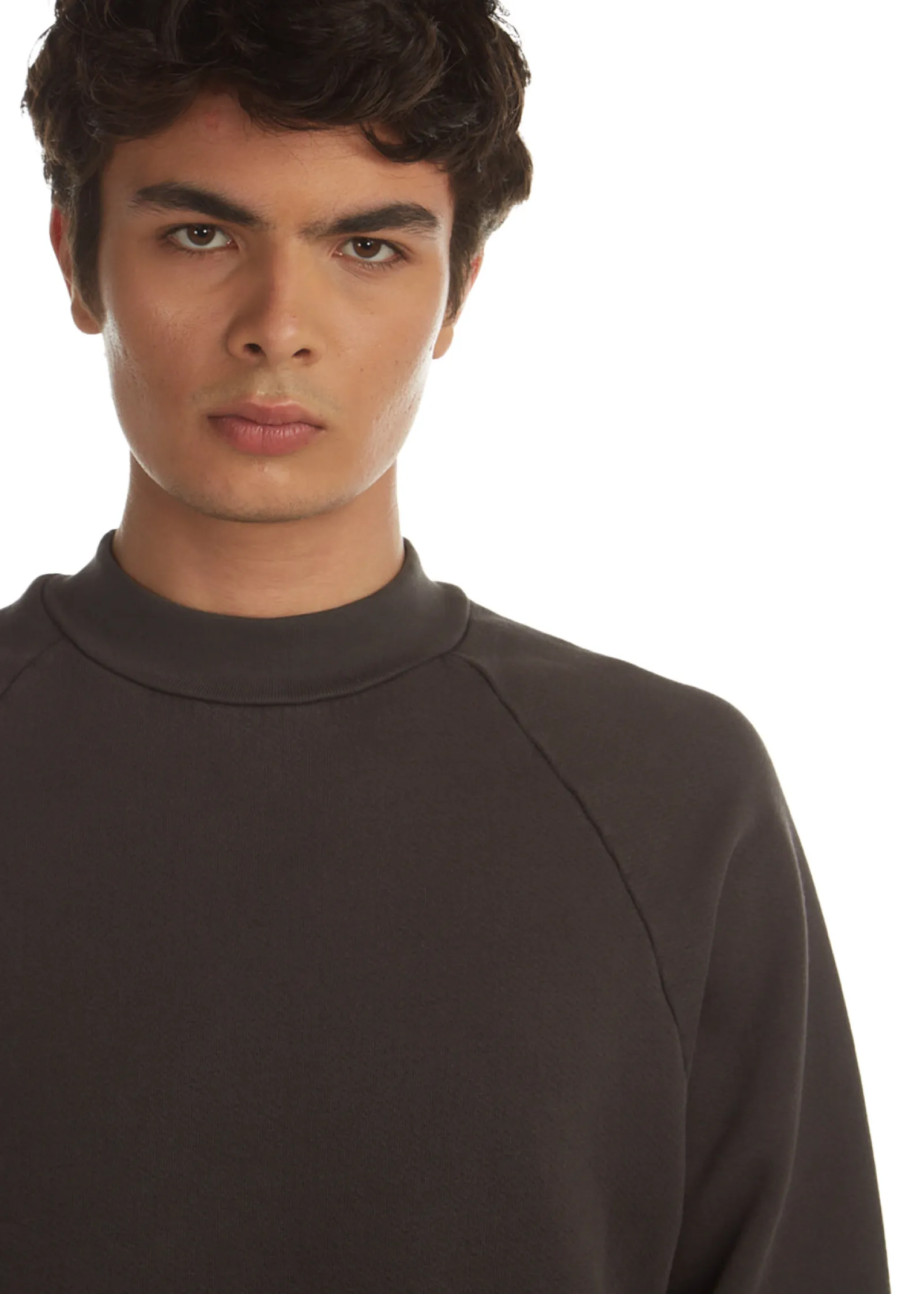 heavyweight_mock_neck_rag_2-2.webp Sale LES TIEN Heavyweight Mock Neck Raglan Vintage Black