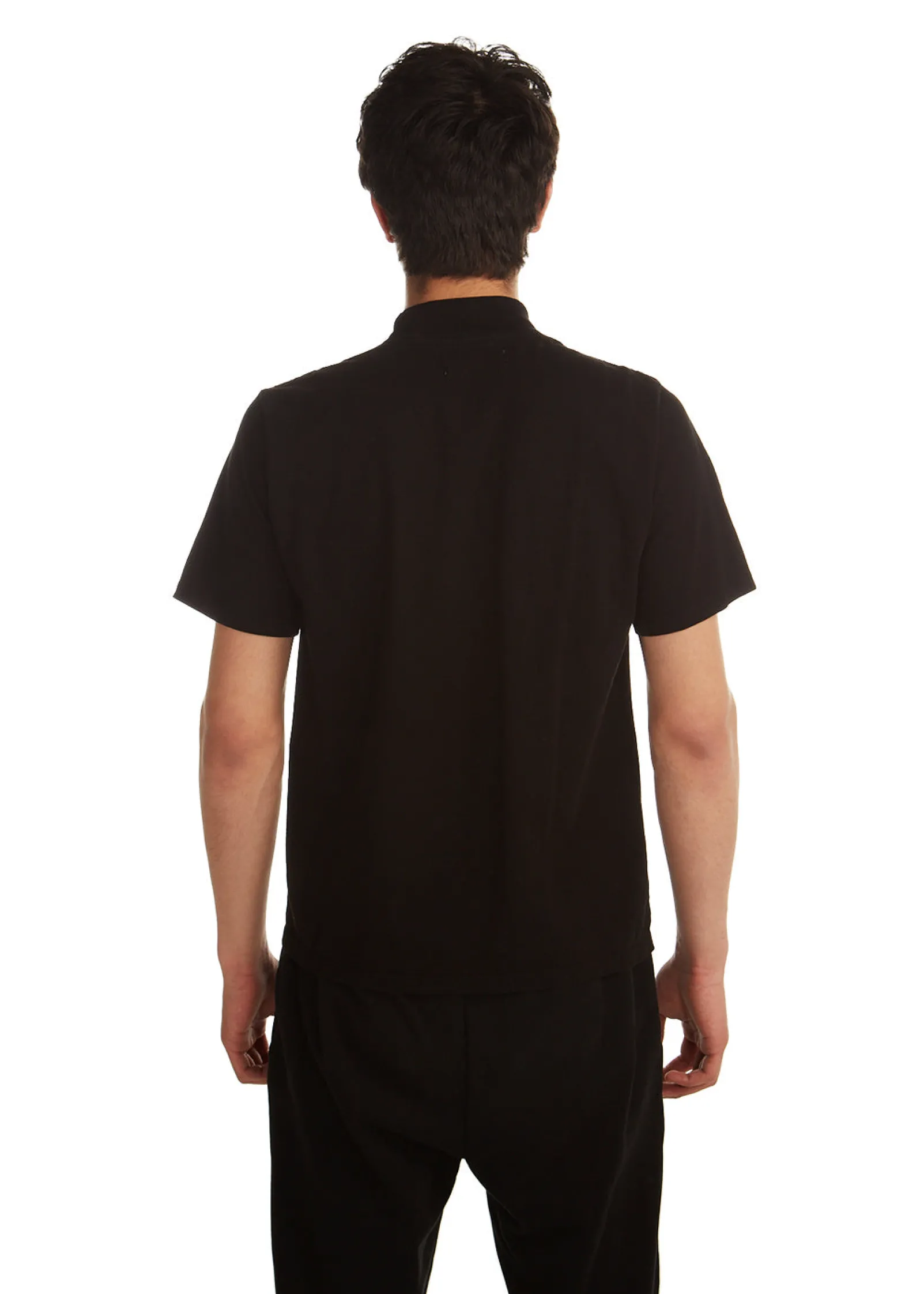 heavyweight_mock_neck_tee_2-1.webp Online LES TIEN Heavyweight Mock Neck Tee Jet Black