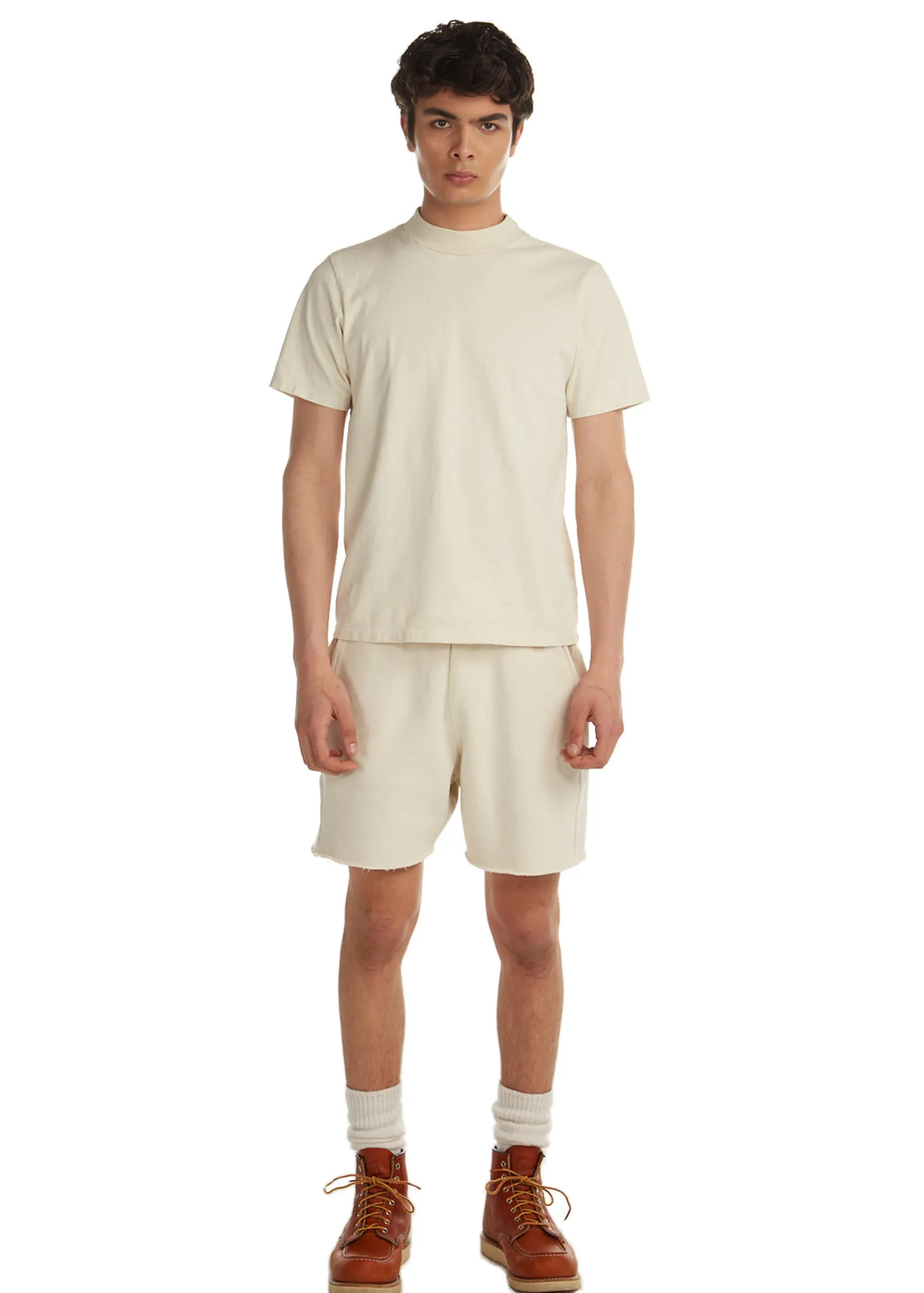 heavyweight_mock_neck_tee_3-2.webp Clearance LES TIEN Heavyweight Mock Neck Tee Ivory