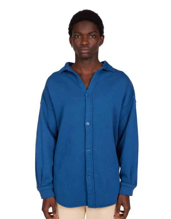 Sale LES TIEN Heavyweight Oversized Button Up Oceana