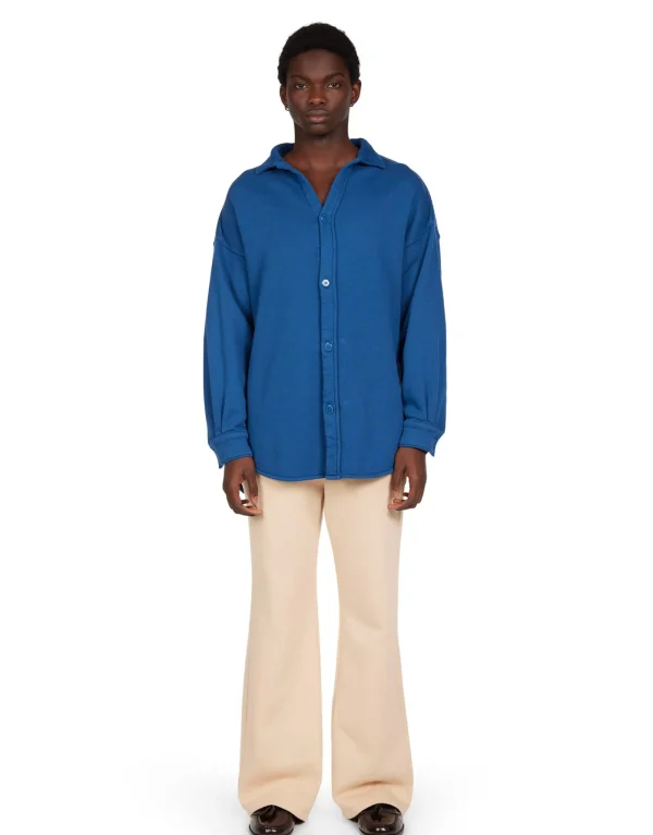 Sale LES TIEN Heavyweight Oversized Button Up Oceana