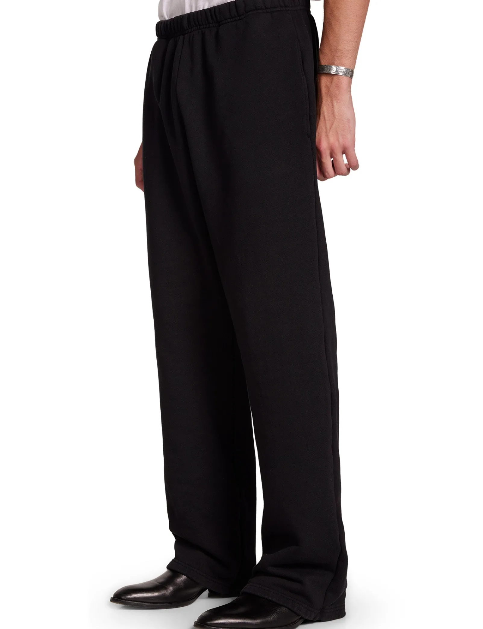 heavyweight_puddle_pant_1-6.webp Clearance LES TIEN Heavyweight Puddle Pant Jet Black