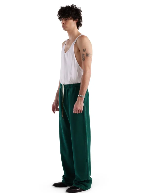Hot LES TIEN Heavyweight Puddle Pant Washed Emerald