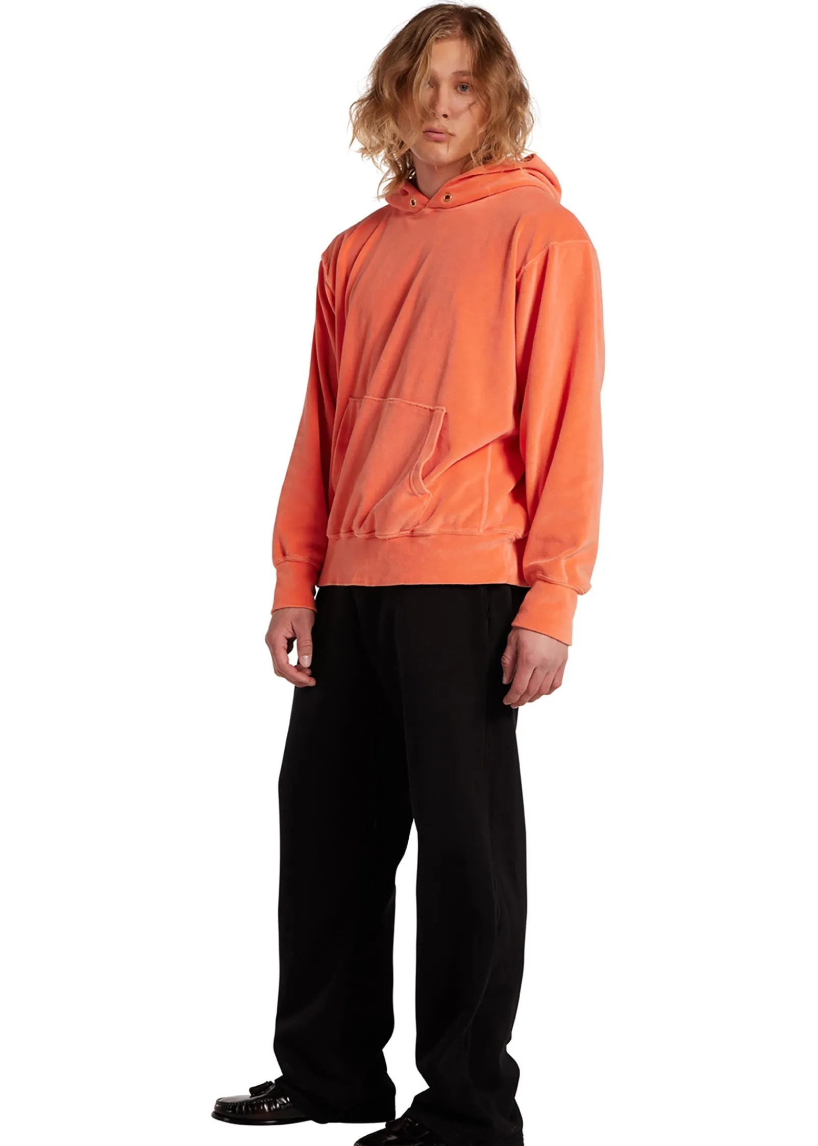 heavyweight_puddle_pant_3-4.webp Clearance LES TIEN Heavyweight Puddle Pant Jet Black