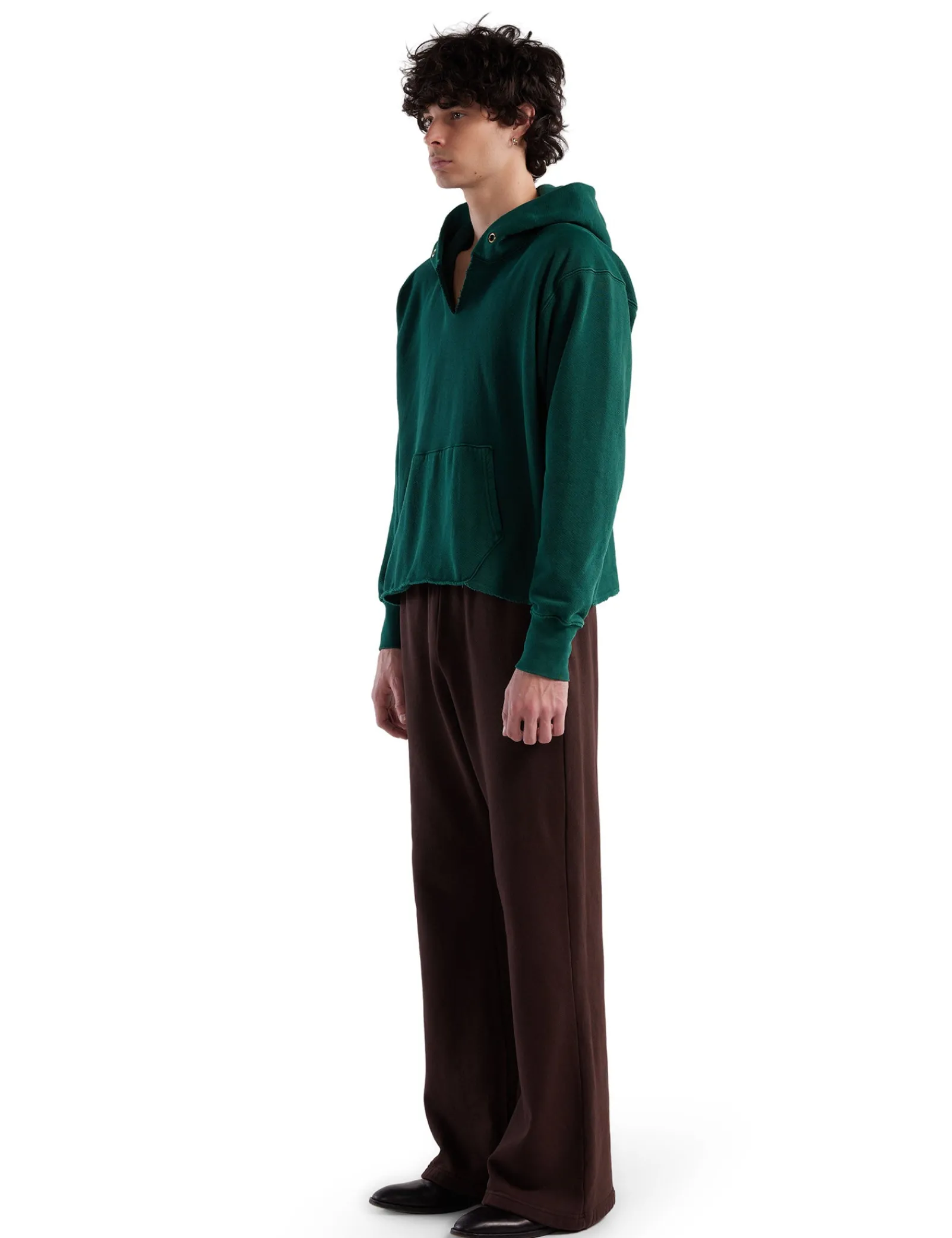 heavyweight_raw_cropped_h_2.webp Hot LES TIEN Heavyweight Raw Cropped Hoodie Washed Emerald
