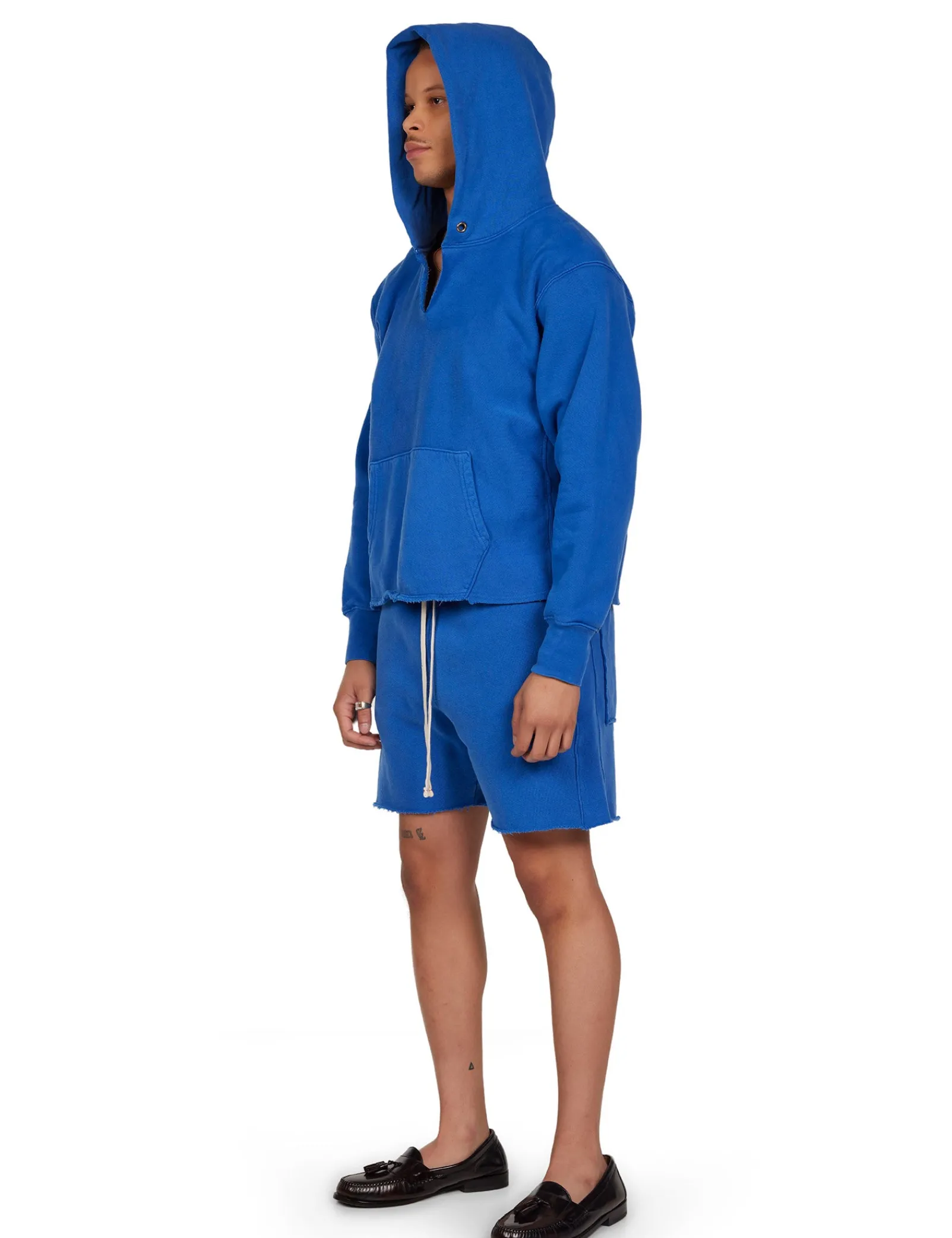 heavyweight_raw_cropped_h_6-2.webp Clearance LES TIEN Heavyweight Raw Cropped Hoodie Washed Capri