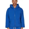 New LES TIEN Heavyweight Raw Zip Hoodie Washed Capri