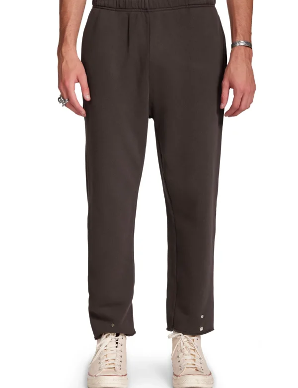 New LES TIEN Heavyweight Snap Front Pant Vintage Black