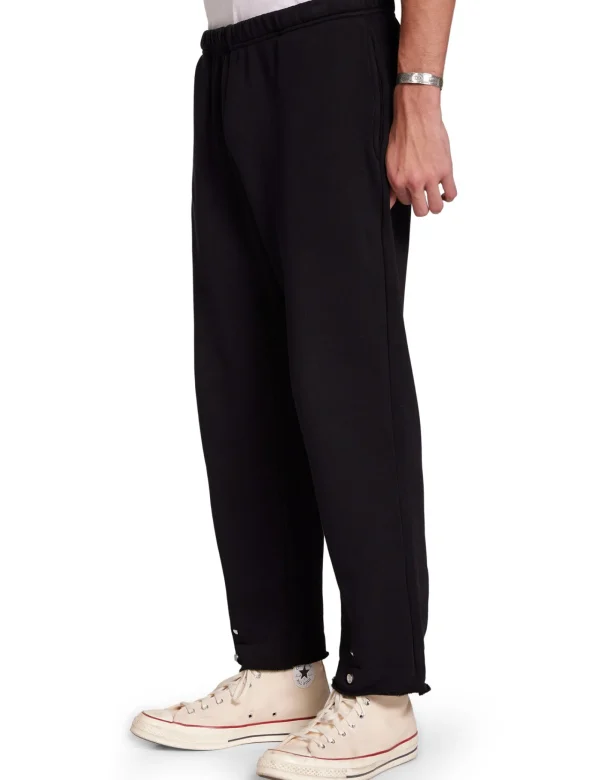 Discount LES TIEN Heavyweight Snap Front Pant Jet Black