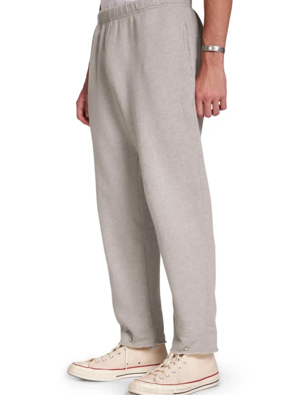 Online LES TIEN Heavyweight Snap Front Pant Heather Grey