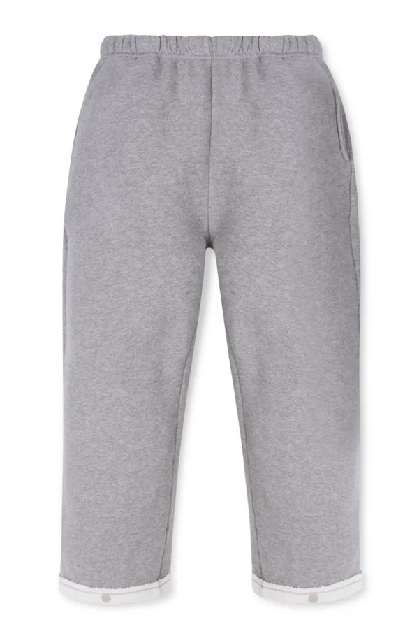 Online LES TIEN Heavyweight Snap Front Pant Heather Grey