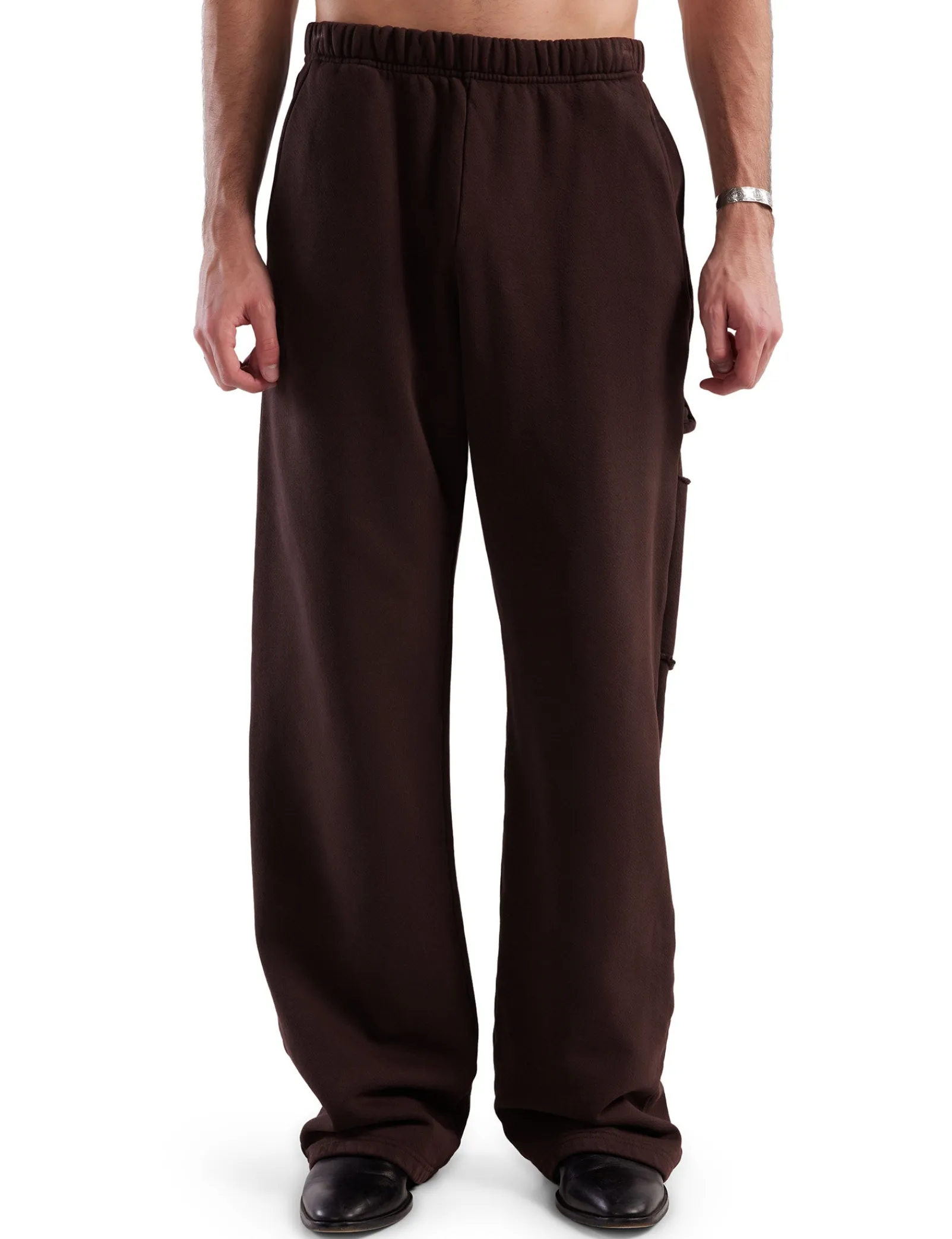 heavyweight_utility_puddl_0.webp Hot LES TIEN Heavyweight Utility Puddle Pant Washed Brown Fig