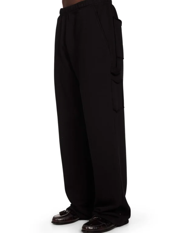 Fashion LES TIEN Heavyweight Utility Puddle Pant Jet Black