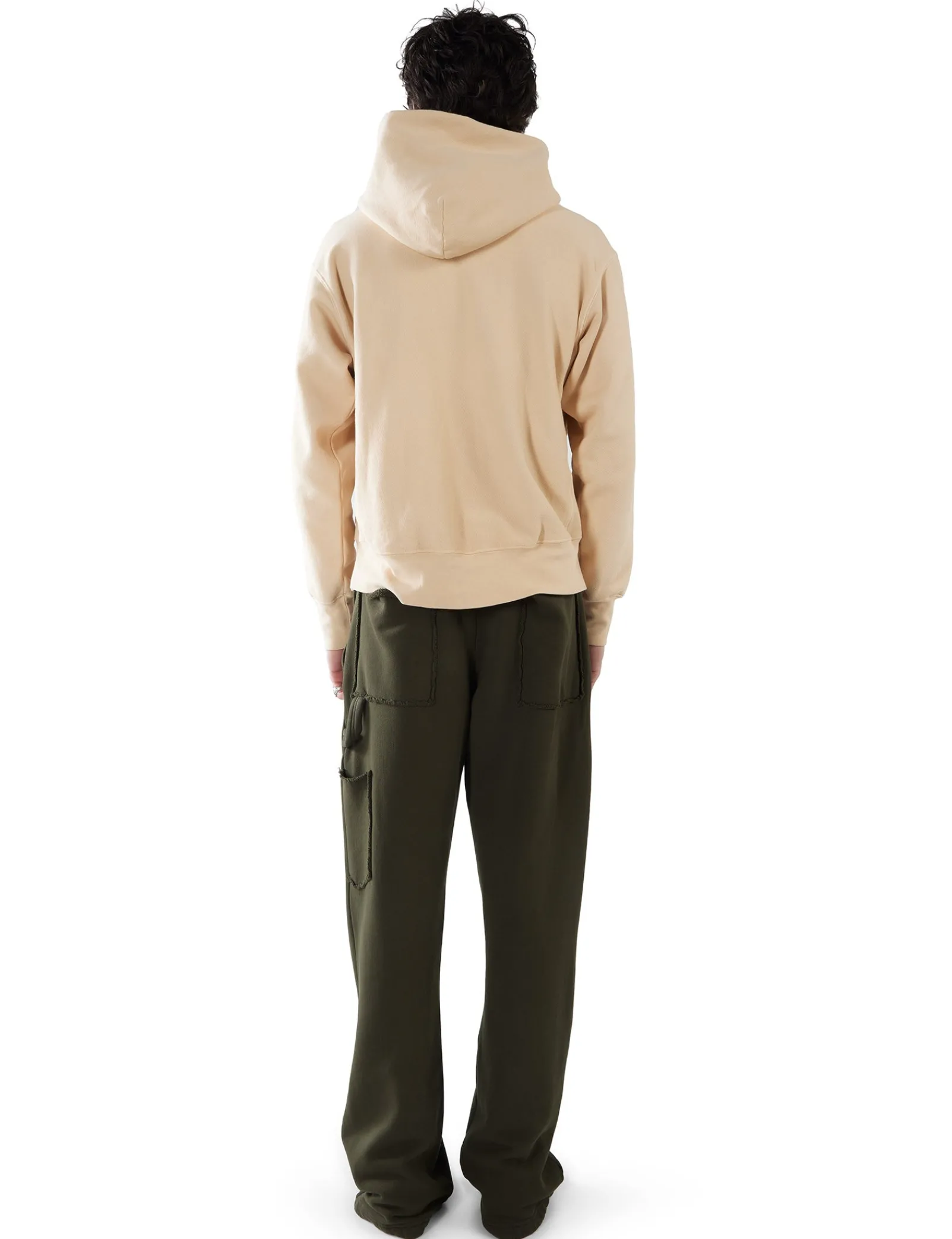 heavyweight_utility_puddl_3-4.webp Sale LES TIEN Heavyweight Utility Puddle Pant Forest