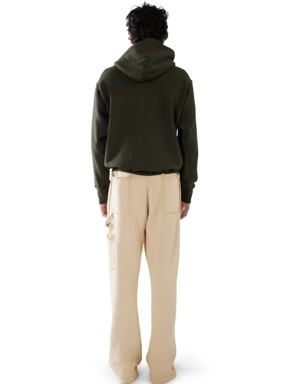 Fashion LES TIEN Heavyweight Utility Puddle Pant Cream