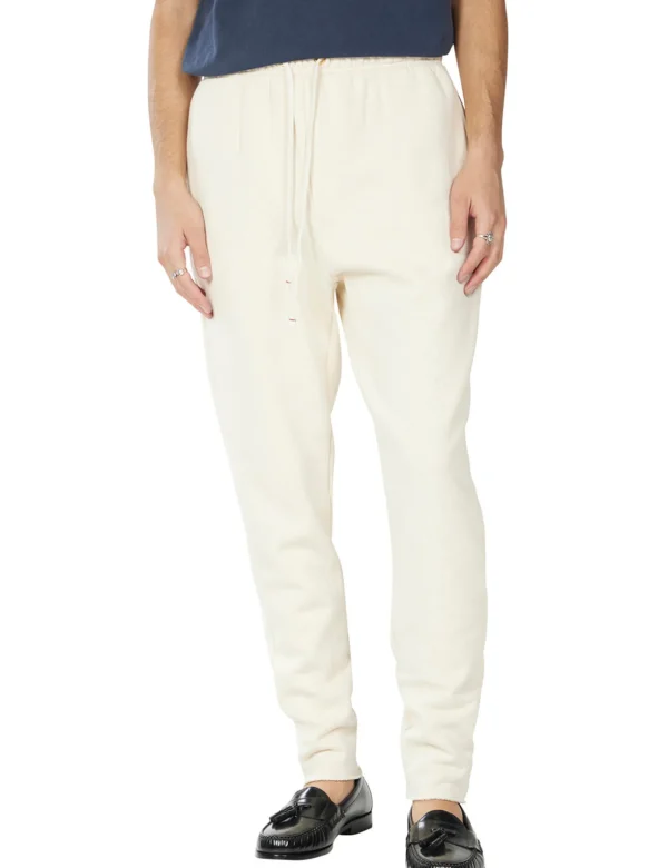 Discount LES TIEN Heavyweight Warm Up Pant Ivory