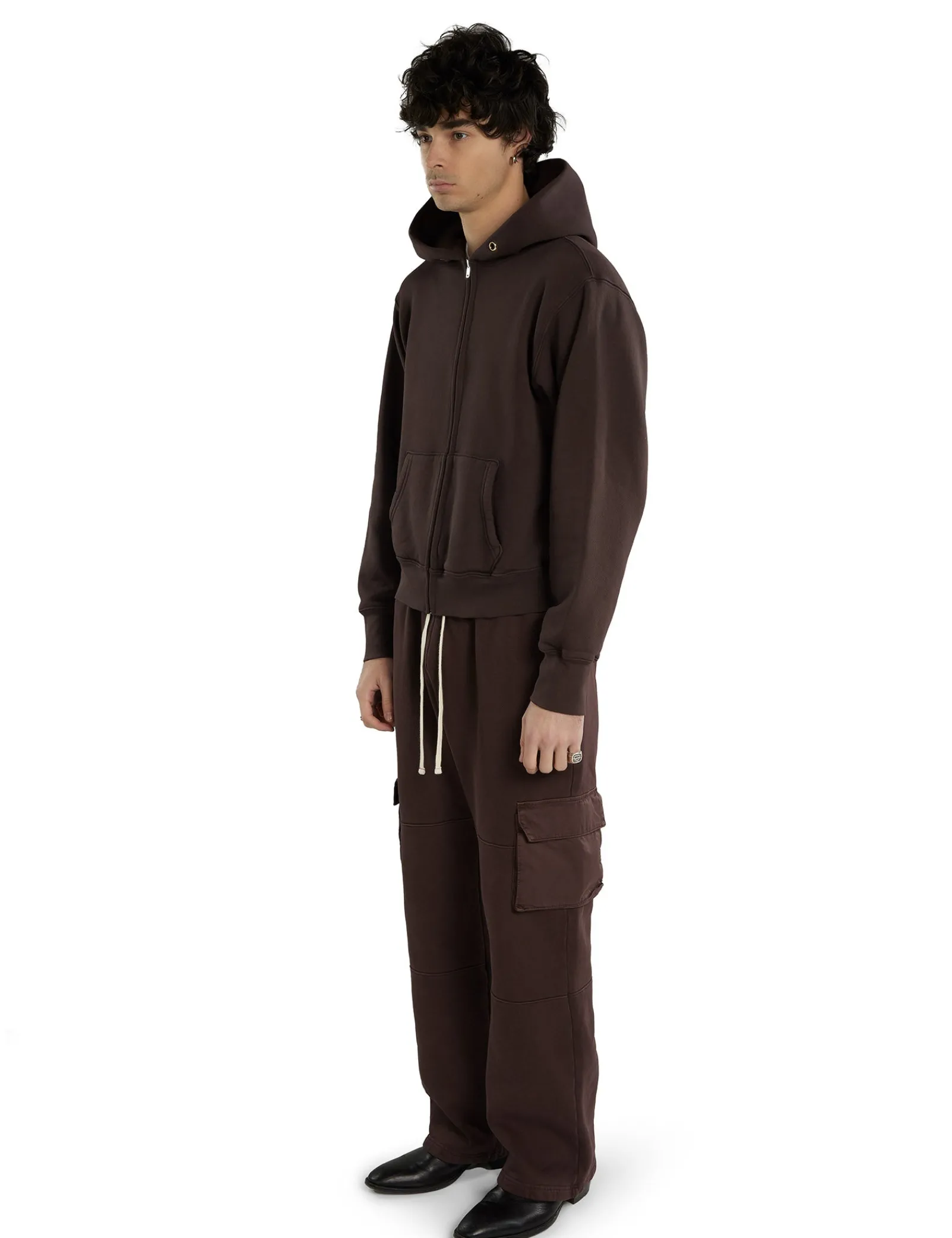 heavyweight_zip_hoodie_2.webp New LES TIEN Heavyweight Zip Hoodie Washed Brown Fig