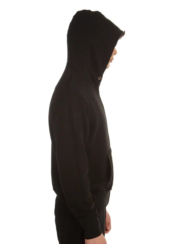 Online LES TIEN Heavyweight Zip Hoodie Jet Black