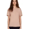 Fashion LES TIEN Isla Inside Out Tee Mauve