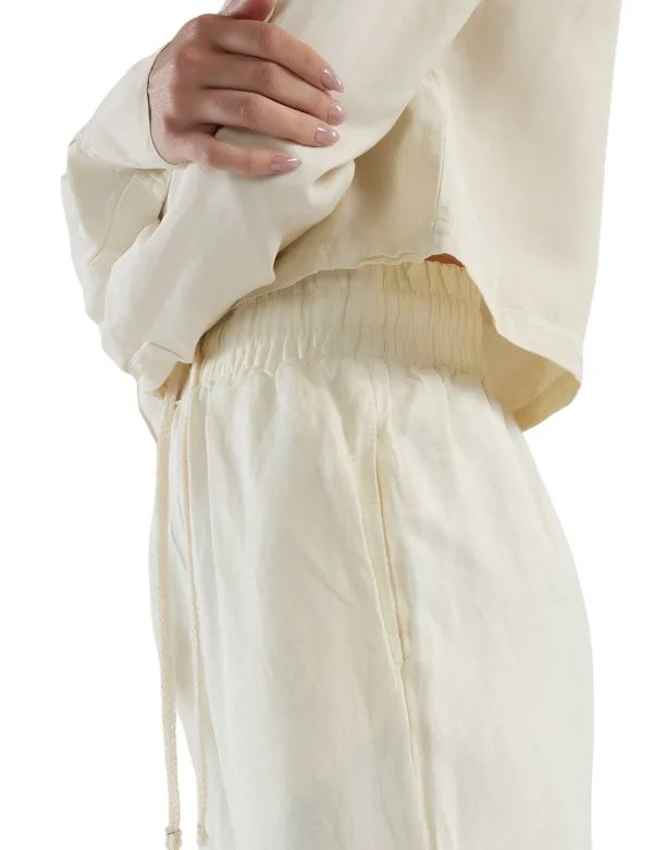 Sale LES TIEN Jill Puddle Pant Ivory