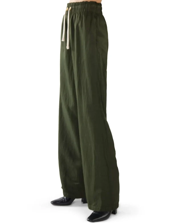 New LES TIEN Jill Puddle Pant Forest