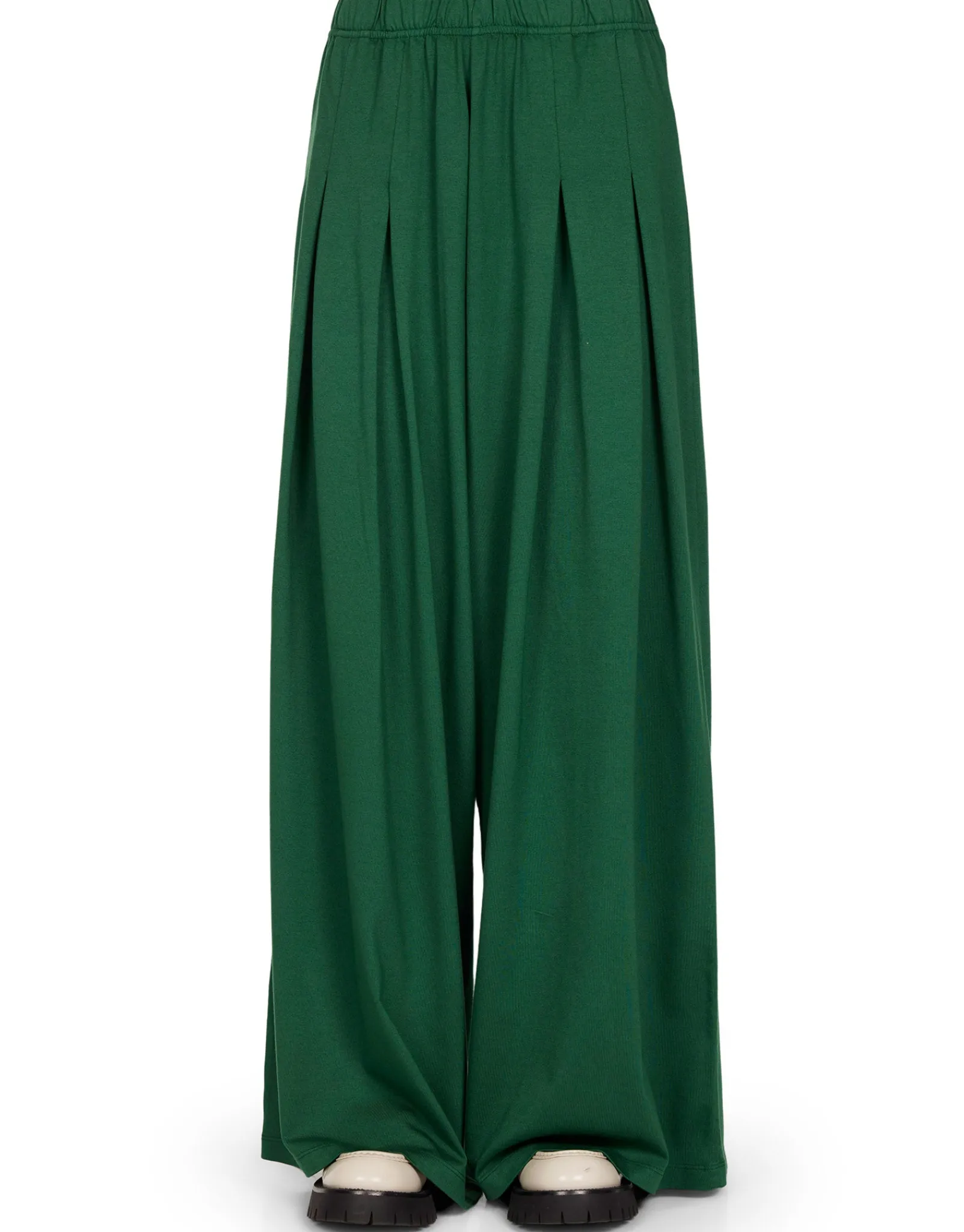 julia_pleated_palazzo_pan_0-3.webp Clearance LES TIEN Julia Pleated Palazzo Pant Verde