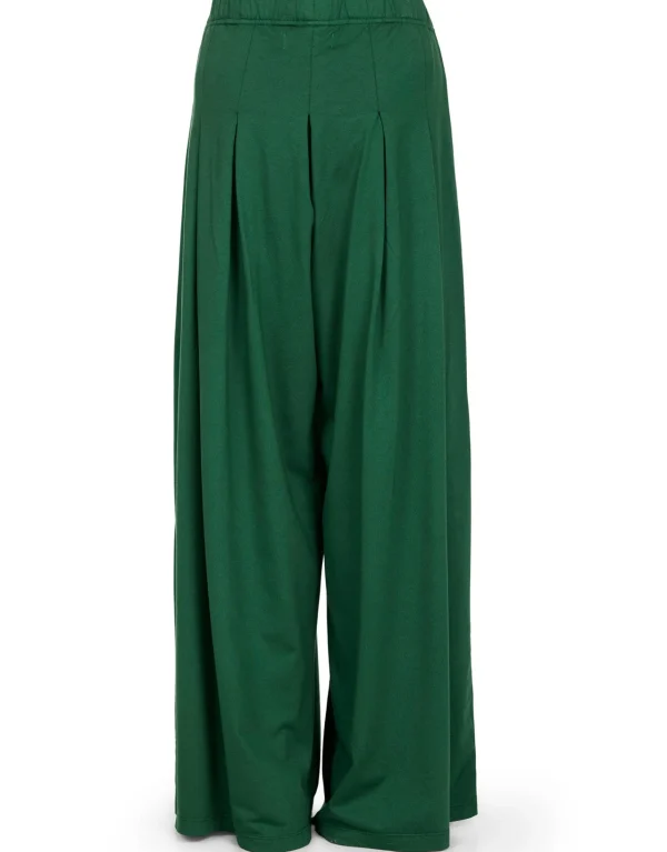 Clearance LES TIEN Julia Pleated Palazzo Pant Verde
