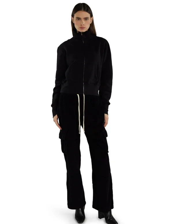 New LES TIEN Kathy Yacht Zip Up Jet Black