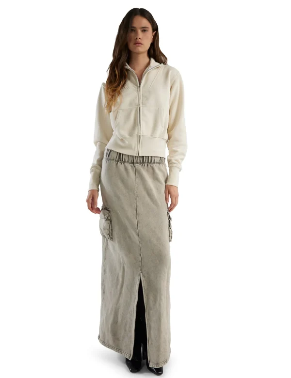 Clearance LES TIEN Kathy Yacht Zip Up Ivory