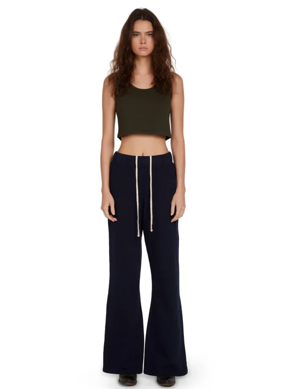 New LES TIEN Kerry Crop Tank Forest
