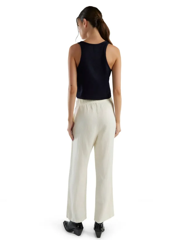 Sale LES TIEN Kerry Crop Tank Navy