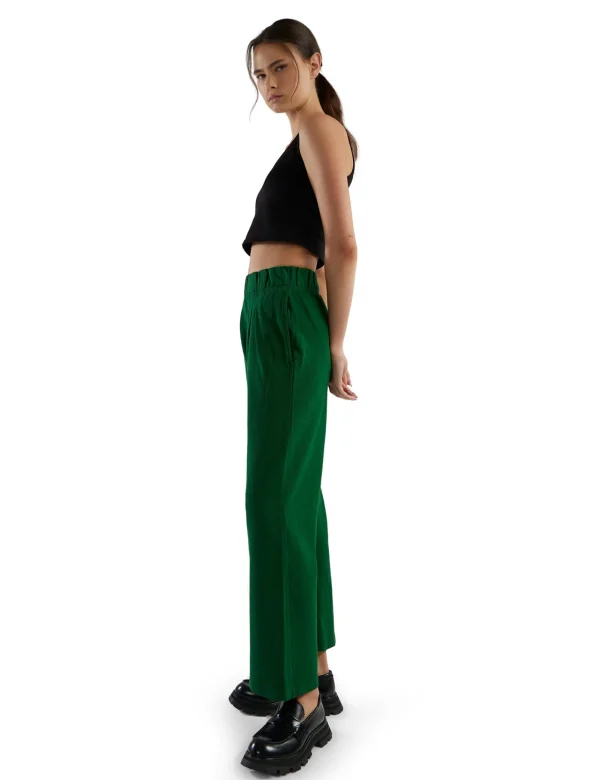 Best LES TIEN Kerry Crop Tank Jet Black