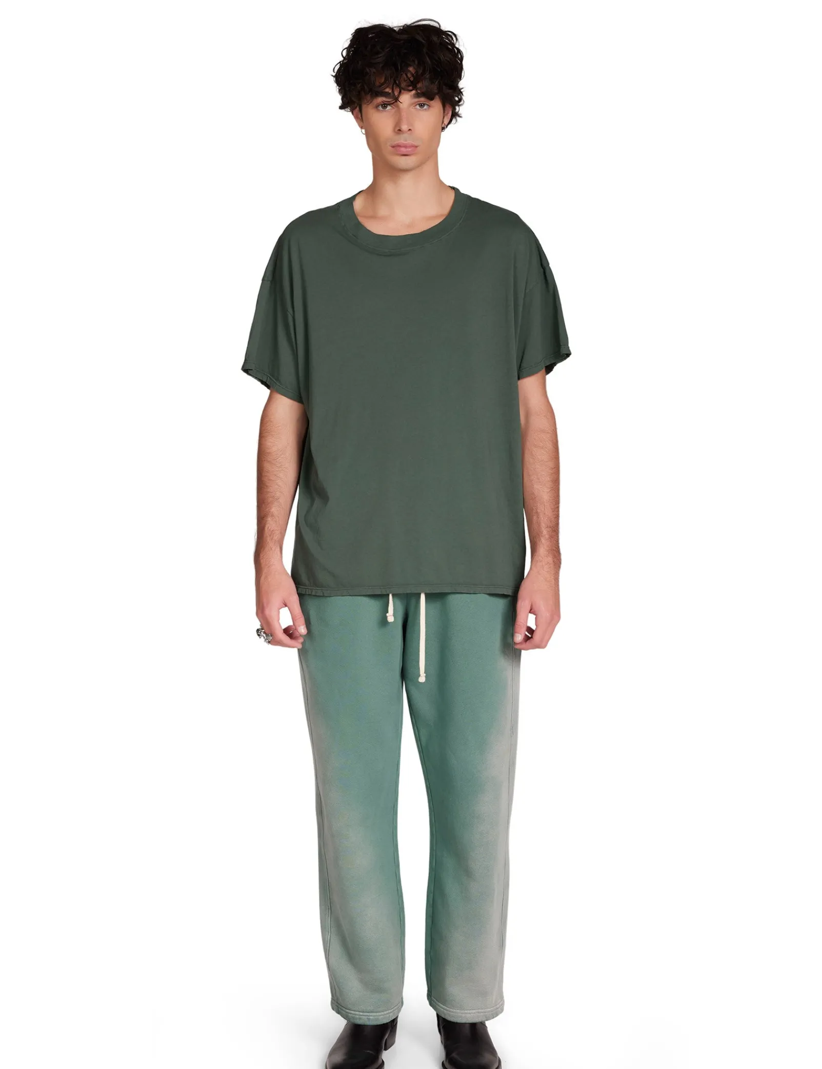 lightweight_oversized_tee_1.webp Best LES TIEN Lightweight Oversized Tee Dark Moss